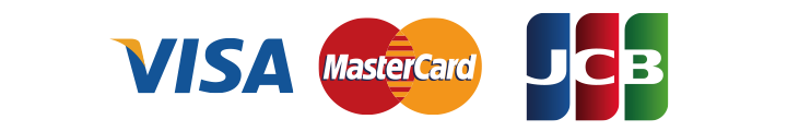 JCB、VISA、MASTER